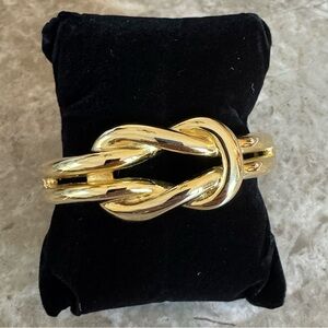 Francesca Visconti Gold tone knotted bracelet “love knot”